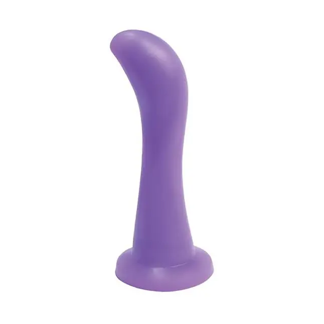 Фиолетовый G-стимулятор LUXE SERENE с широким основанием - 15,8 см