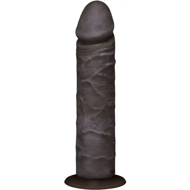Коричневый фаллоимитатор-страпон - 22 см - The Realistic Cock
