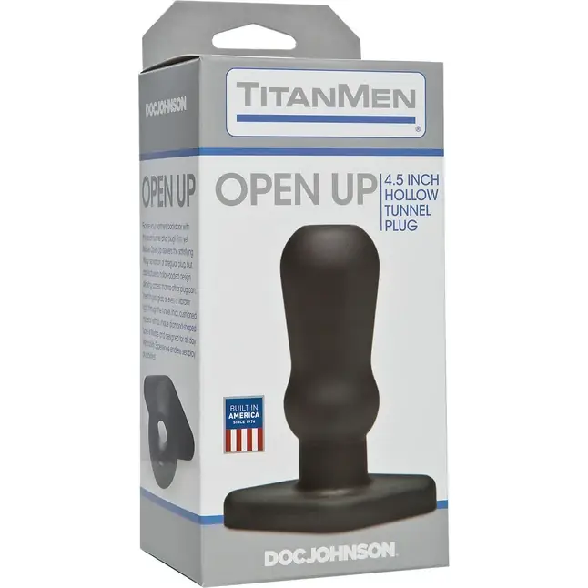 Полая анальная пробка Open Up - 12 см - TitanMen. Фотография 3.