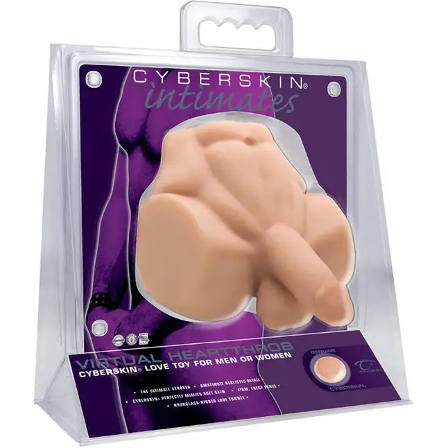 Большой мастурбатор с эрегированным членом VIRTUAL HEARTTHROB - CyberSkin. Фотография 4.