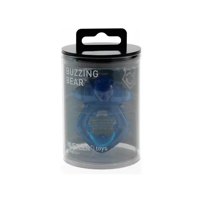 Синее кольцо с мишкой Buzzing Bear. Фотография 2.