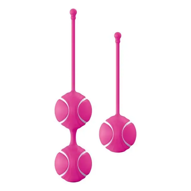Набор розовых вагинальных шариков O-balls Set