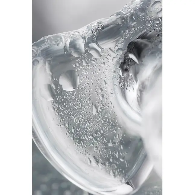 Прозрачная анальная втулка-ёлочка из стекла - 10,5 см - Sexus Glass. Фотография 5.