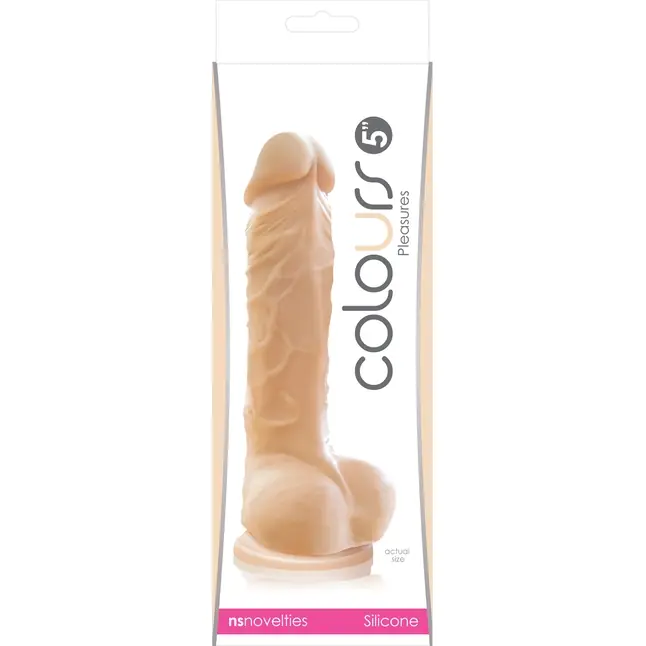 Реалистичный фаллоимитатор Colours Pleasures 5 Dildo - 17 см - Colours. Фотография 2.