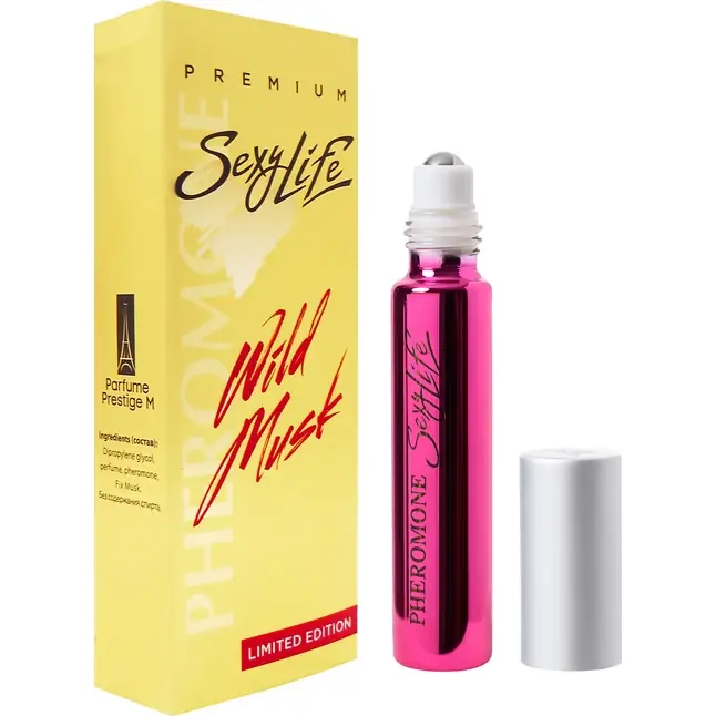 Мужские духи Wild Musk №2 с мускусом и феромонами - 10 мл - Духи с фромонами Sexy Life Wild Musk