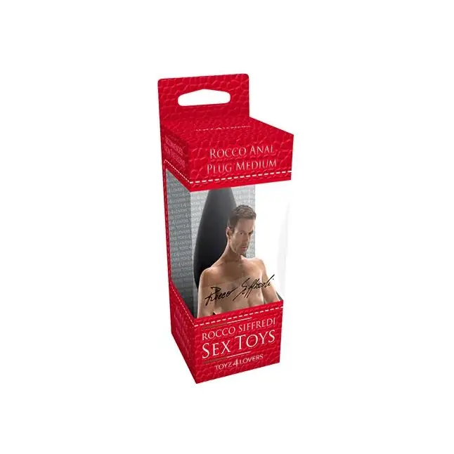 Средняя силиконовая анальная пробка ROCCO ANAL PLUG MEDIUM - 11 см - Rocco Siffredi sex toys. Фотография 2.