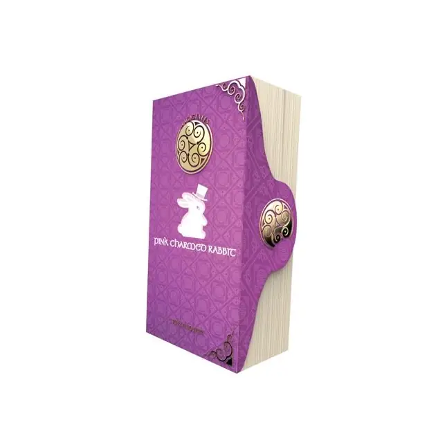 Хай-тек вибратор MAGIC TALES PINK CHARMED RABBIT с бусинами и отростком - 20,5 см - Magic tales. Фотография 3.