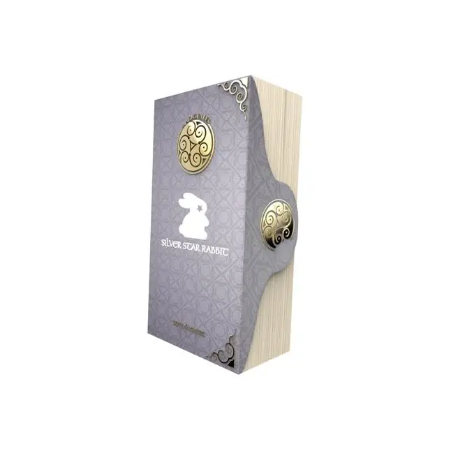 Прозрачный вибратор-ротатор MAGIC TALES SILVER STAR RABBIT - 20,5 см - Magic tales. Фотография 3.