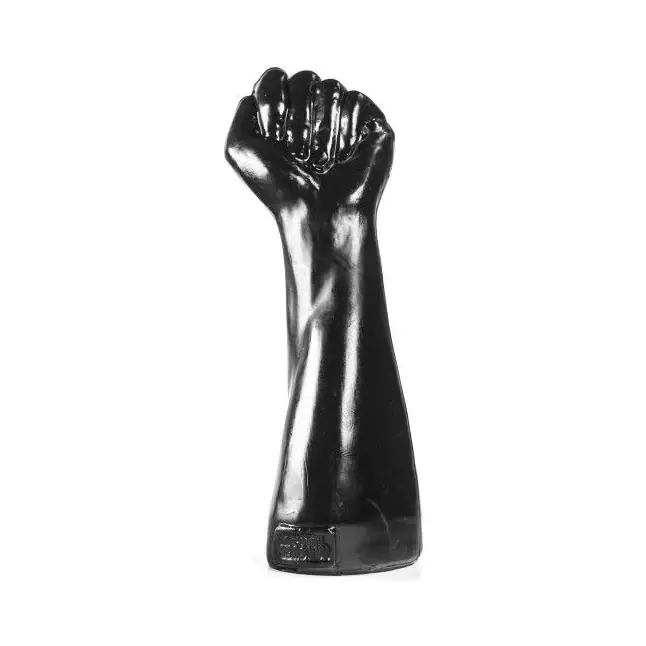 Стимулятор для фистинга Fist of Victory Black в виде руки с кулаком - 26 см - Domestic partner. Фотография 3.