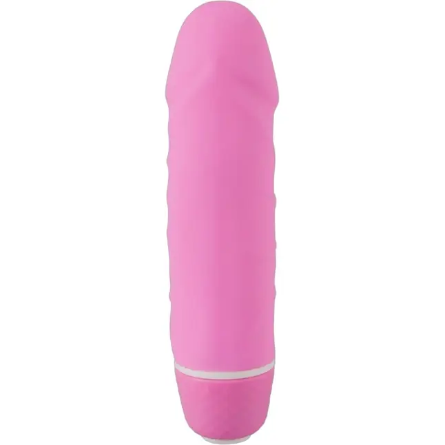 Розовый миниатюрный вибратор Mini Little Darling - 12,5 см - Sweet Smile. Фотография 2.