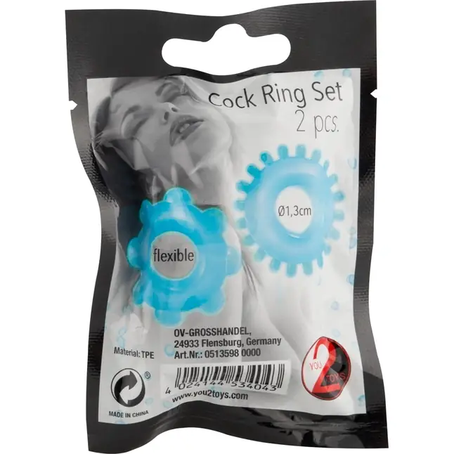 Набор из 2-х колец для пениса Penis Cock Ring - You2Toys. Фотография 6.