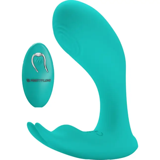 Бирюзовый стимулятор G-точки Idabelle - 10,1 см - Pretty Love