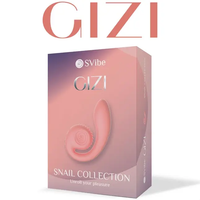 Персиковый вибромассажёр SVibe Gizi. Фотография 4.
