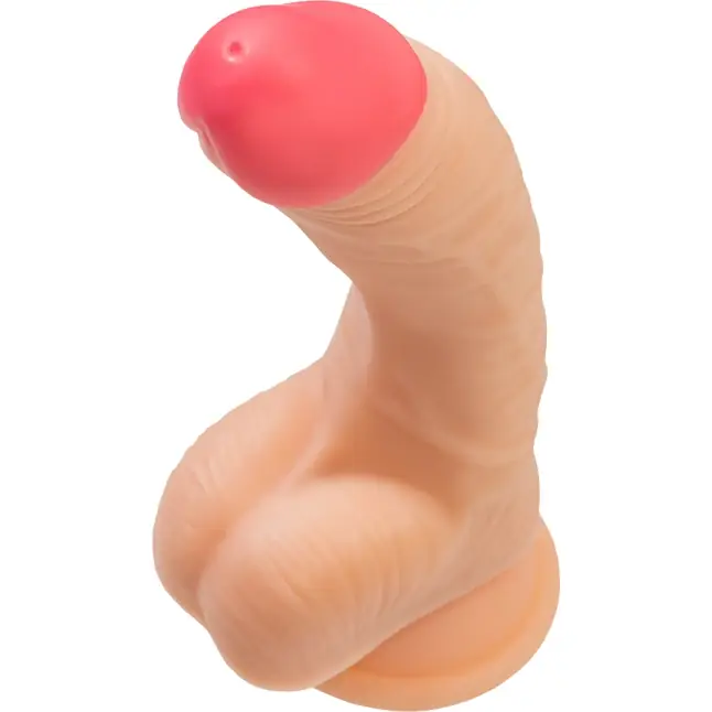 Телесный фаллоимитатор Nash - 18 см - RealStick Nude. Фотография 6.