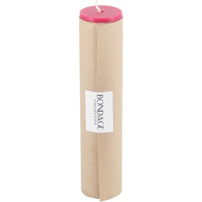 Низкотемпературная свеча для тактильной практики Wax Play To Blaze - Bondage Collection. Фотография 4.