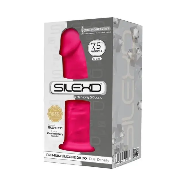 Розовый фаллоимитатор SILEXD Model 4 - 19 см - SILEXD