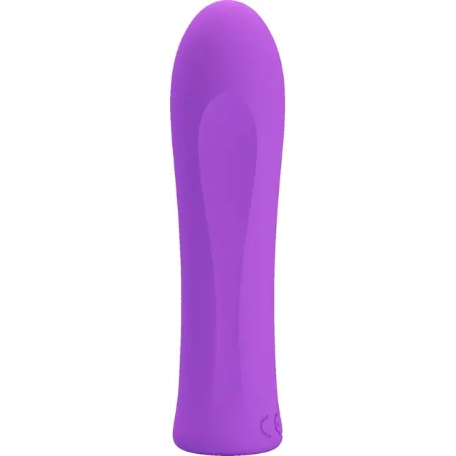 Фиолетовый мини-вибратор Alfreda - 10,2 см - Pretty Love