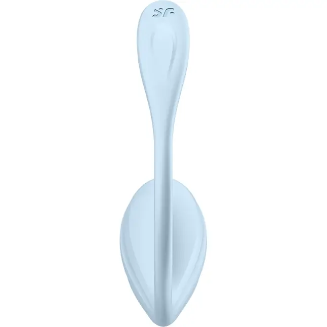 Голубое виброяйцо Smooth Petal. Фотография 5.