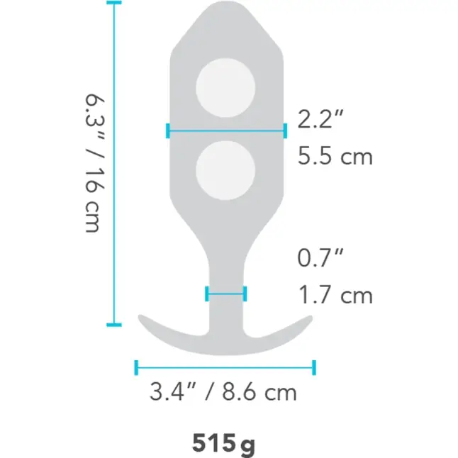 Красная пробка для ношения Snug Plug 6 - 18,5 см. Фотография 3.
