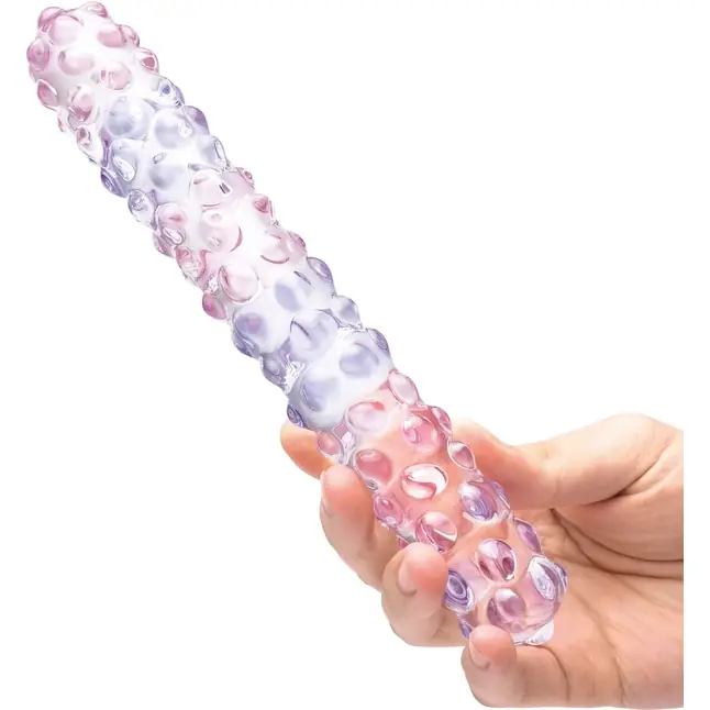 Фаллоимитатор с массажными точками Purple Rose - 23 см. Фотография 4.
