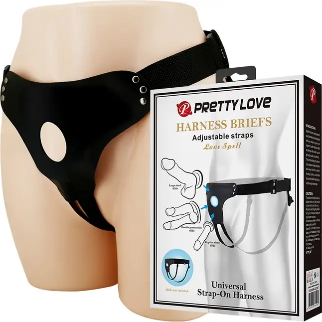 Трусики харнесс Harness Briefs Love Spell - Pretty Love. Фотография 2.
