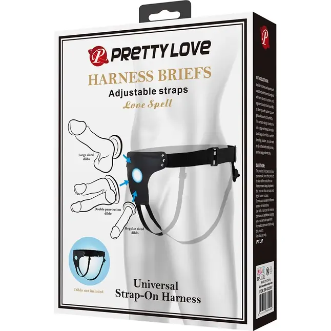 Трусики харнесс Harness Briefs Love Spell - Pretty Love. Фотография 12.