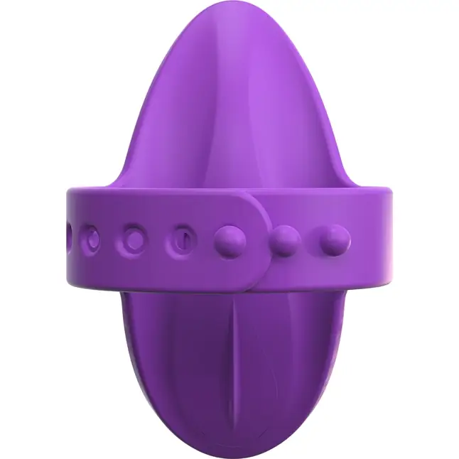 Фиолетовая вибронасадка на пальцы Finger Vibe - Fantasy For Her. Фотография 6.