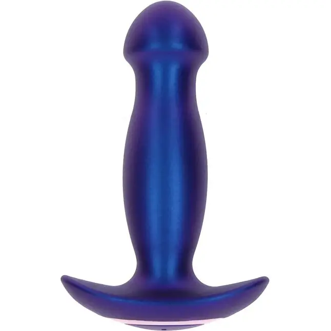 Синяя анальная вибропробка Buttocks The Wild Magn Pulse Vibrating Plug - 15 см