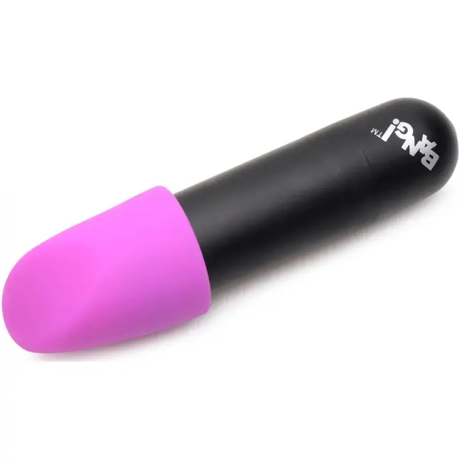 Вибропуля с 4 эластичными насадками Rechargeable Bullet With 4 Attachments - Bang!. Фотография 5.