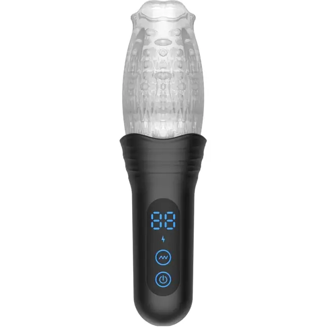 Автоматический мастурбатор Oral Sex Masturbator с функциями ротации, вибрации и фрикций