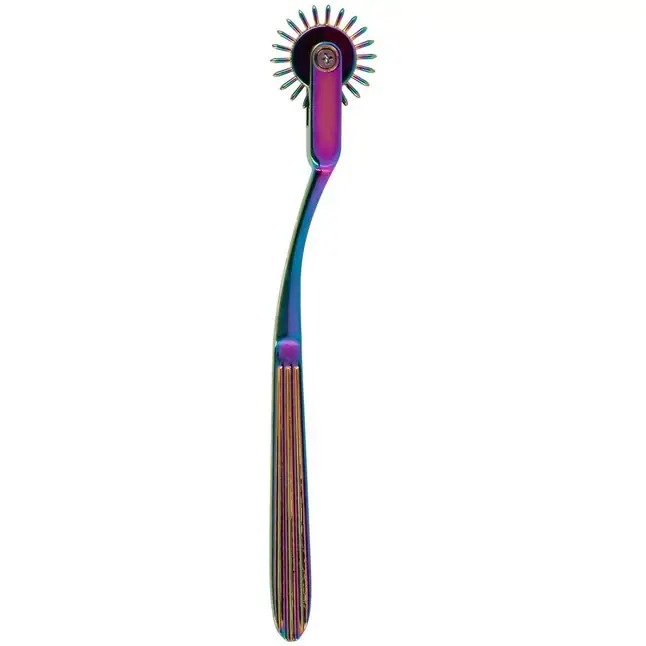 Радужное колесо Вартенберга Rainbow Single Pinwheel - Fetish Collection. Фотография 3.