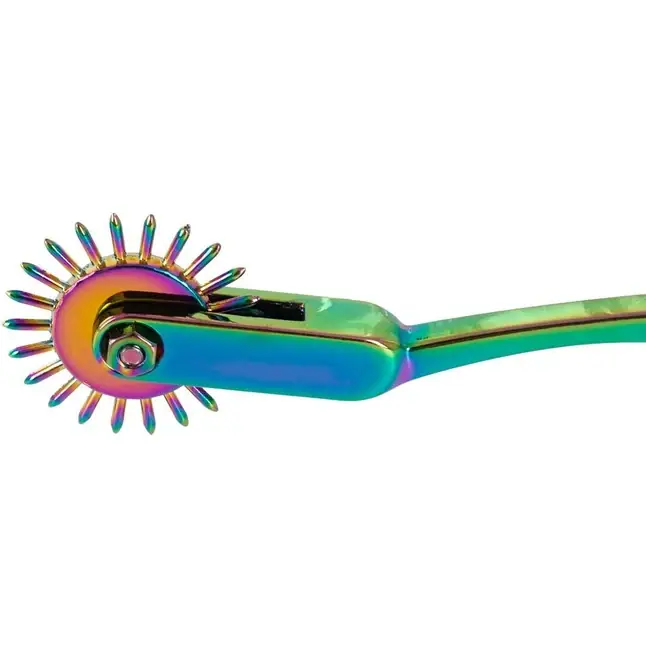 Радужное колесо Вартенберга Rainbow Single Pinwheel - Fetish Collection. Фотография 5.