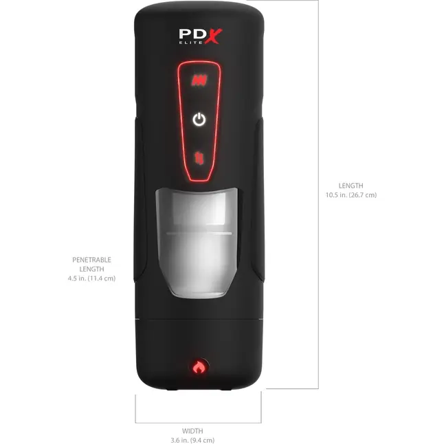 Автоматический мастурбатор с функцией нагрева Milk Me Hotter - PDX Elite. Фотография 3.