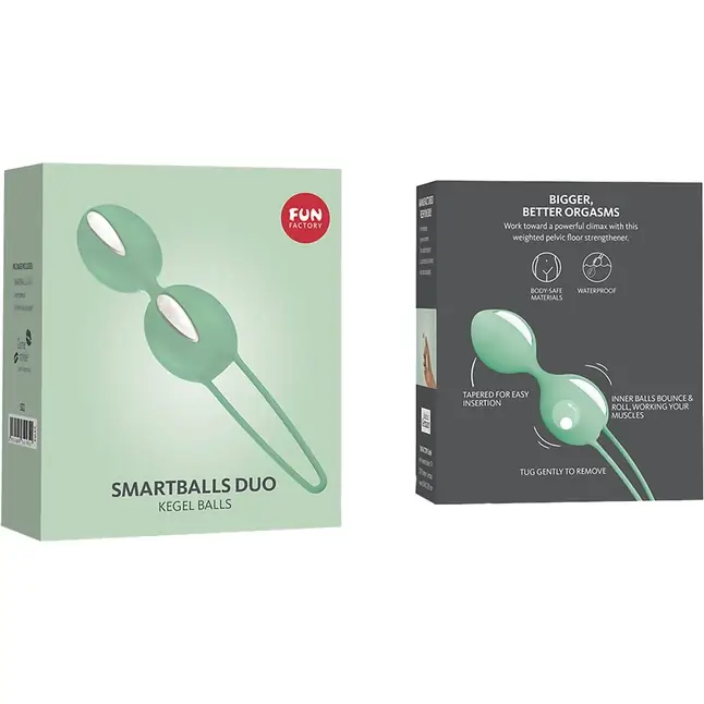 Мятные вагинальные шарики Smartballs Duo. Фотография 2.