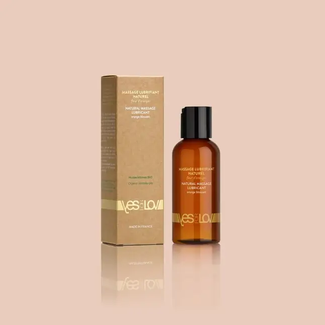 Натуральная массажная смазка Natural Massage Lubricant Orange Blossom - 100 мл. Фотография 6.