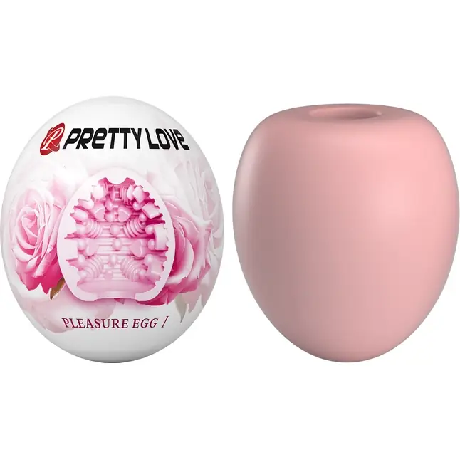 Розовый мастурбатор-яйцо Pleasure Egg I - Pretty Love. Фотография 4.