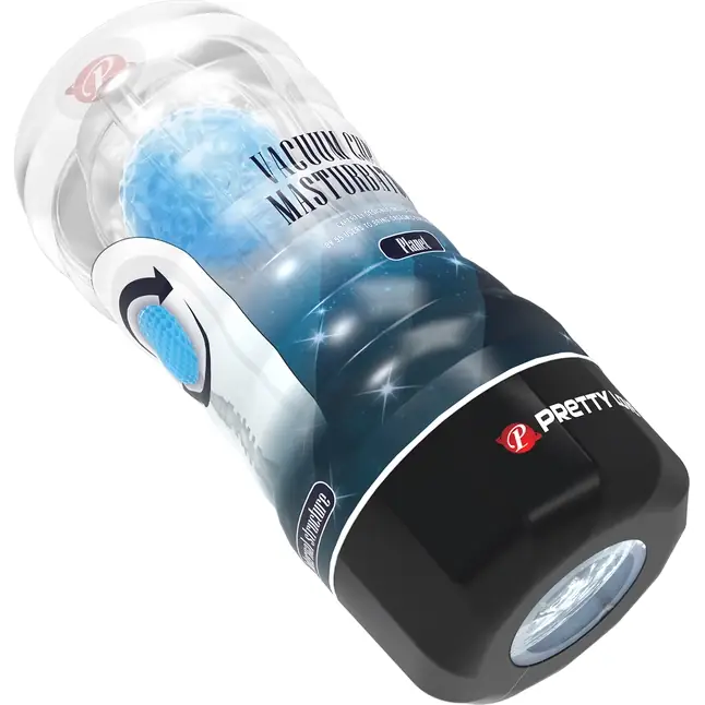 Прозрачный текстурированный мастурбатор Vacuum Cup Masturbator Planet - Pretty Love. Фотография 7.