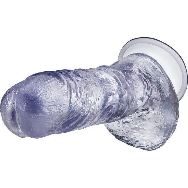 Прозрачный фаллоимитатор Hearty N’ Hefty - 22,9 см - B Yours Plus. Фотография 3.