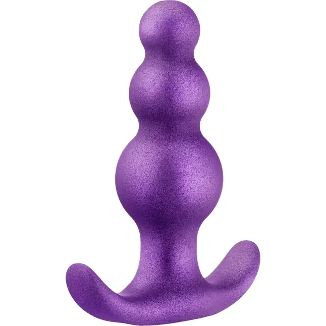 Фиолетовая анальная пробка The Supernova Plug - 7,6 см - Anal Adventures. Фотография 3.