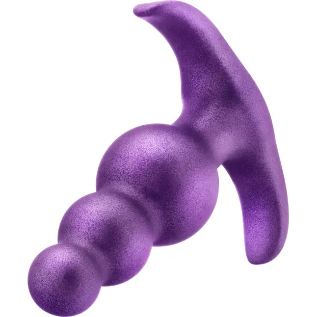 Фиолетовая анальная пробка The Supernova Plug - 7,6 см - Anal Adventures. Фотография 4.