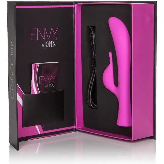 Розовый вибромассажер Six Envy by Jopen - 17,8 см - Envy. Фотография 3.