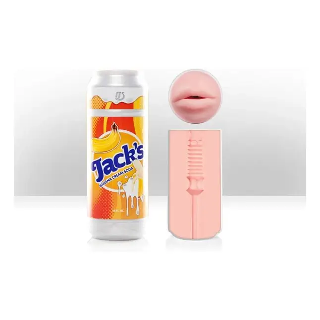 Мастурбатор-ротик Fleshlight - Banana Cream Soda в тубе-банке. Фотография 2.