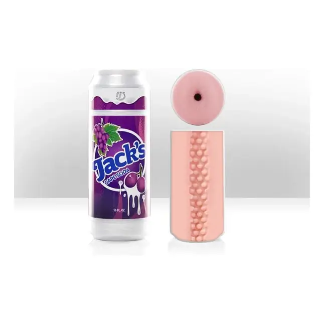 Мастурбатор-анус Fleshlight - Gape Soda в тубе-банке. Фотография 2.