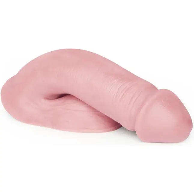 Мягкий имитатор пениса Pink Limpy малого размера - 12 см