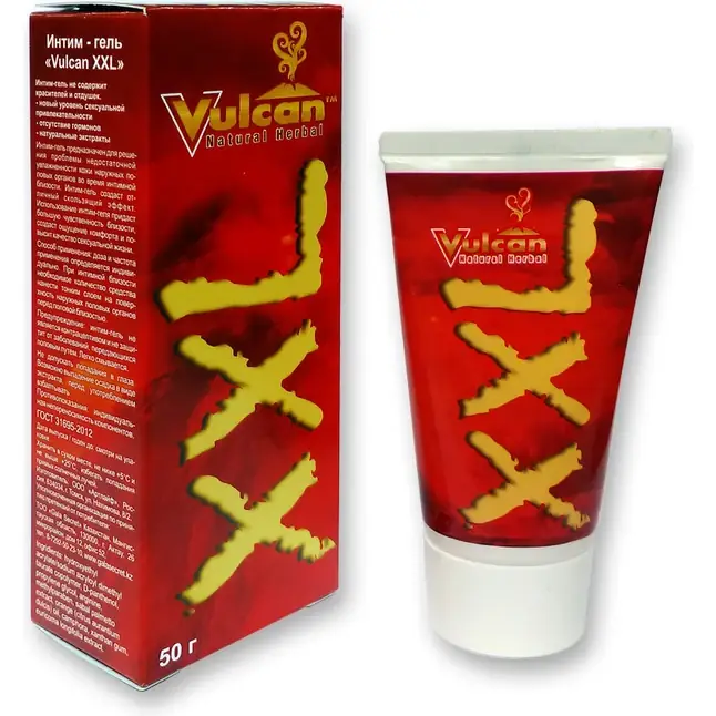 Интим-гель для увеличения полового члена VULKAN XXL - 50 гр