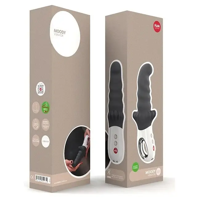 Чёрный вибромассажёр G5 Vibe MOODY - 18,8 см. Фотография 5.