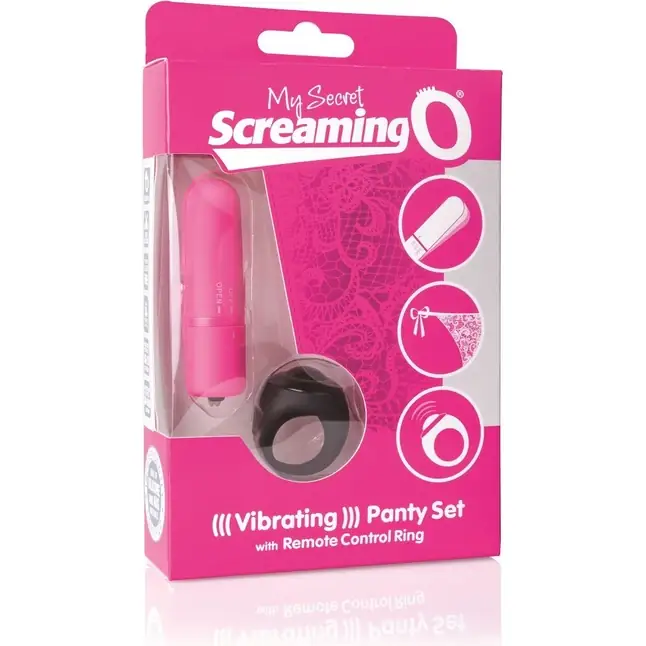 Розовые вибротрусики Remote Control Panty Vibe. Фотография 3.