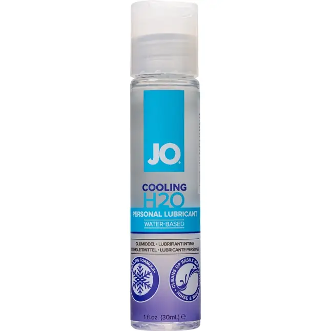 Охлаждающий лубрикант на водной основе JO Personal Lubricant H2O COOLING - 30 мл - JO H2O Classic