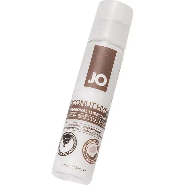 Водно-масляный лубрикант JO Silicon free Hybrid Lubricant ORIGINAL- 30 мл - JO Silicone free Hybrid. Фотография 4.