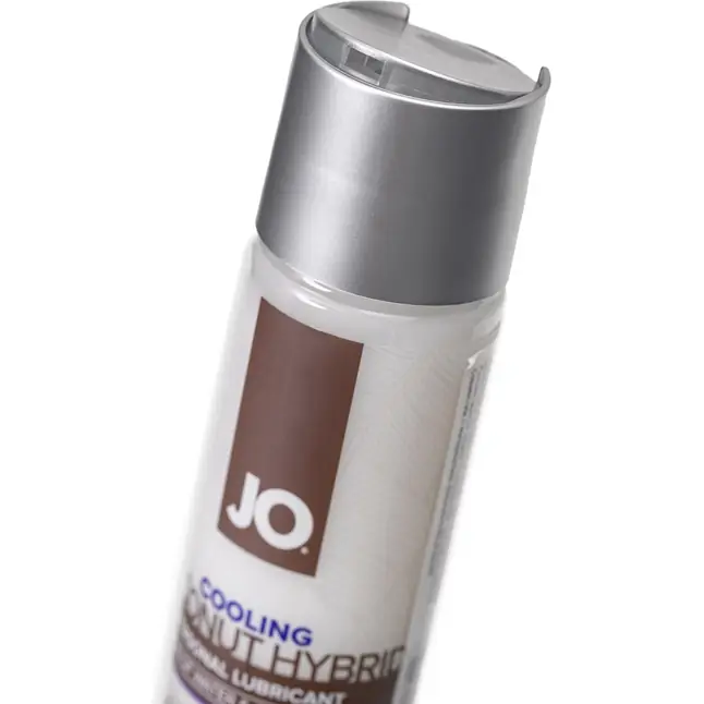 Водно-масляный лубрикант с охлаждающим эффектом JO Silicon free Hybrid Lubricant COOLING - 120 мл - JO Silicone free Hybrid. Фотография 5.